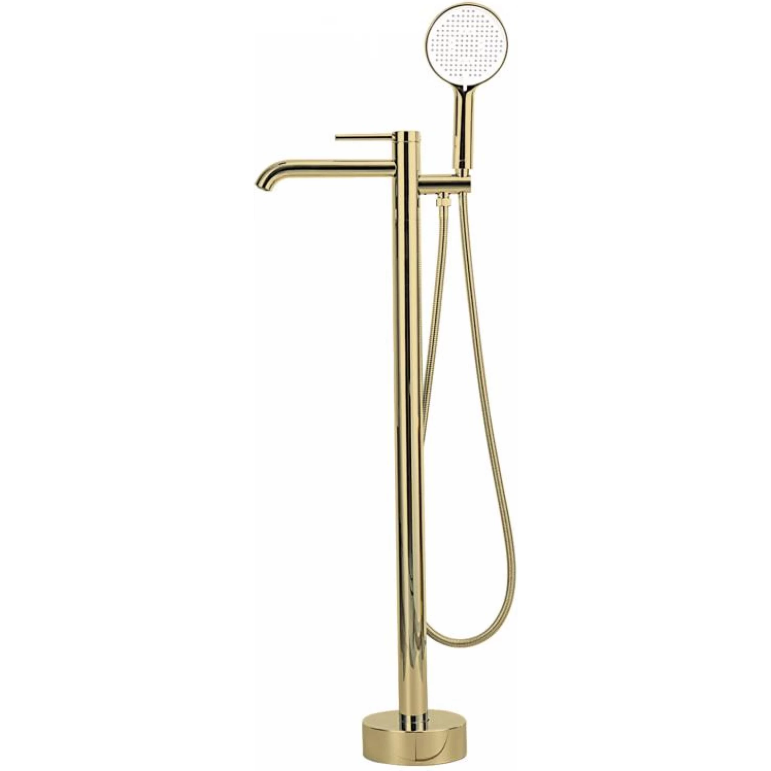 Напольный смеситель Gappo G06-3 G3006-3 золотой сатин