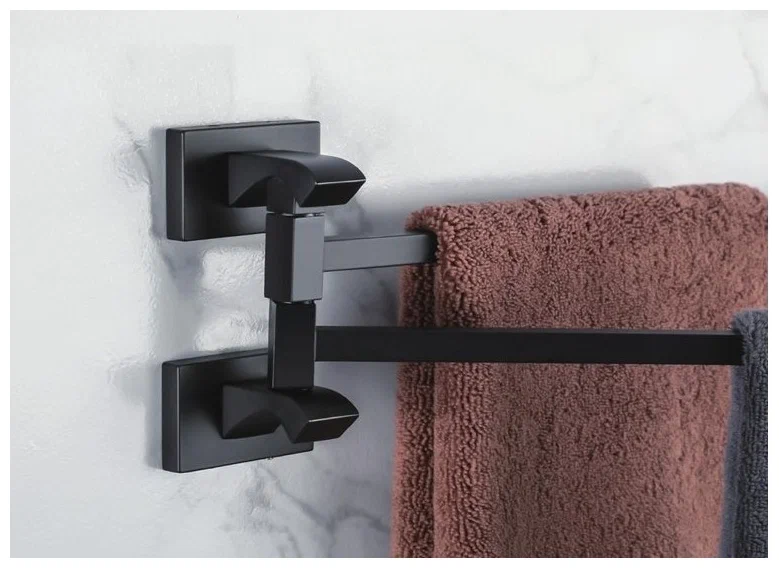 Полотенцедержатель поворотный Gappo G07-6 G0712-6 черный