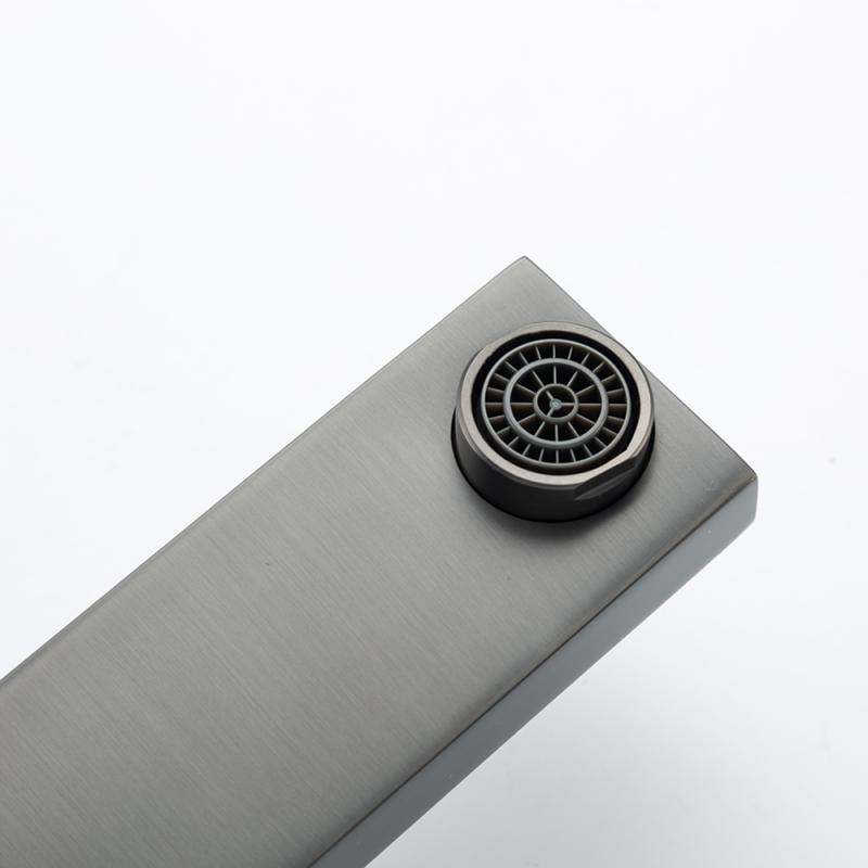 Высокий смеситель для раковины Frap H91-9 F1091-9 оружейная сталь