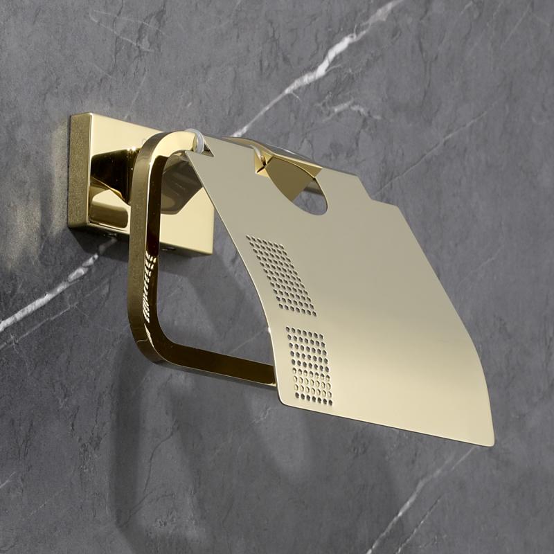 Держатель туалетной бумаги Gappo G07-3 G0703-3 золото