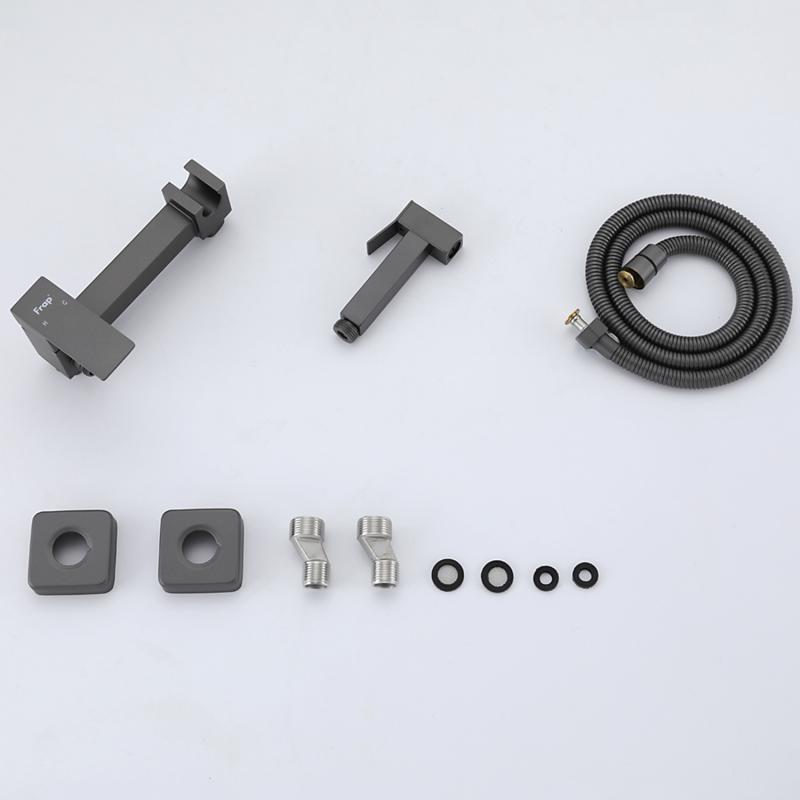 Гигиенический душ Frap F7504-9 оружейная сталь
