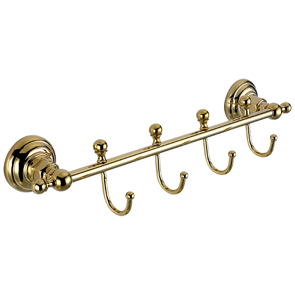 Вешалка с 4 крючками Elghansa Praktic PRK-640 Bronze