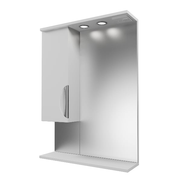 Зеркало-шкаф Мирсант Камилла 60 левый