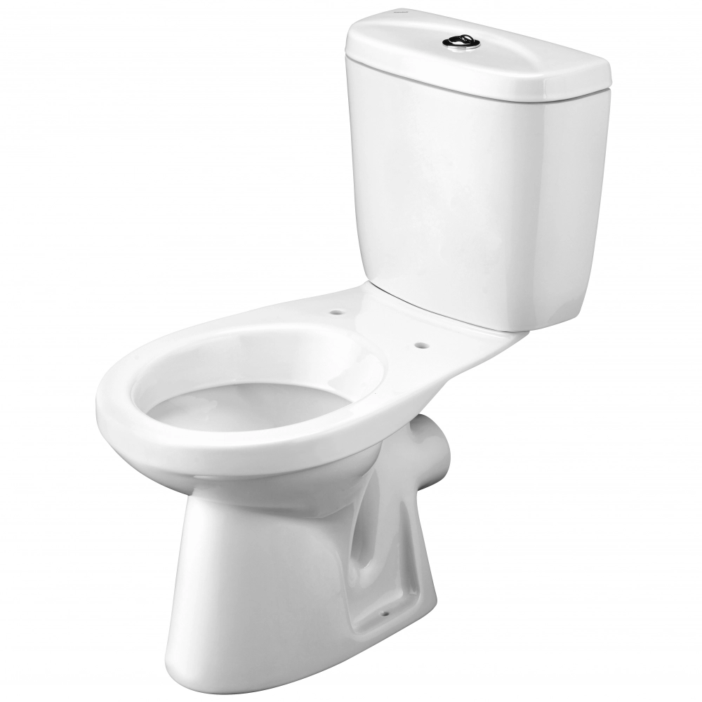 Унитаз-компакт Santek Анимо, горизонтальный выпуск, 2 режима, дюропласт