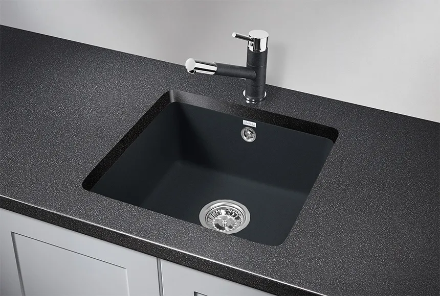 Кухонная мойка Granula GR-3601 Шварц (черный металлик)