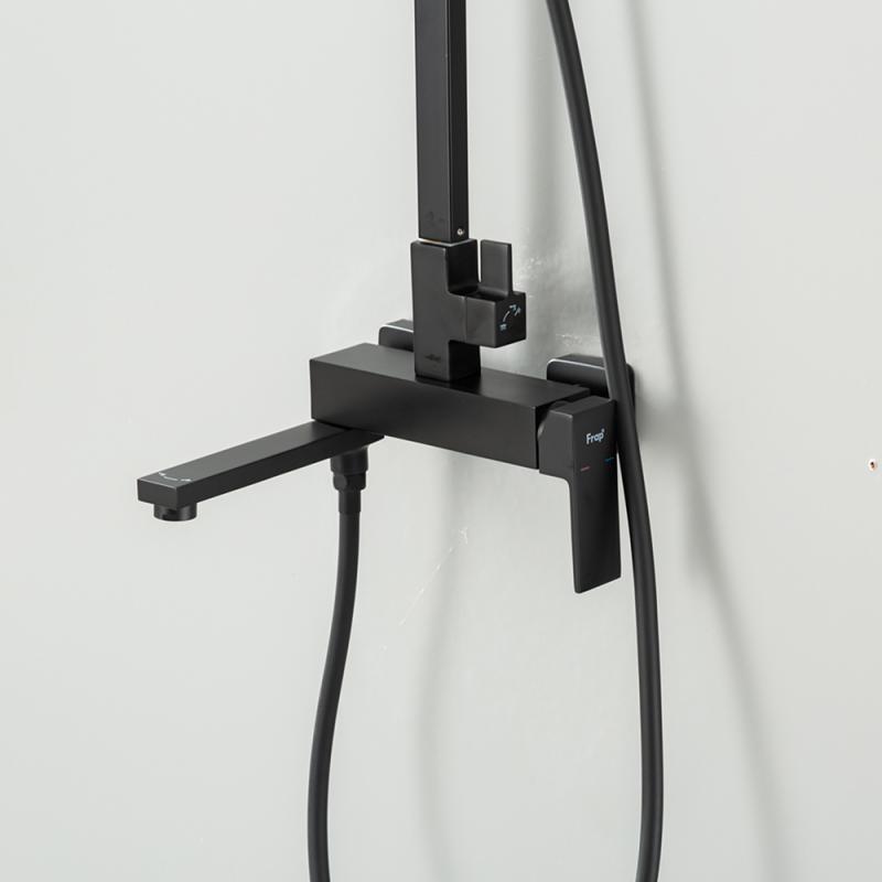 Душевая система Frap H91-6 F2491-6 черный