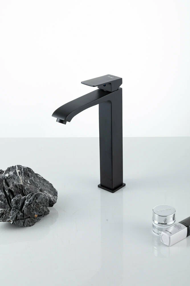 Высокий смеситель для раковины Frap H76-6 F1076-26 черный