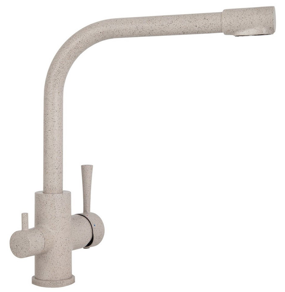 Смеситель для кухни с встроенным краном под питьевую воду Kaiser Merkur 26044-8 Песочный