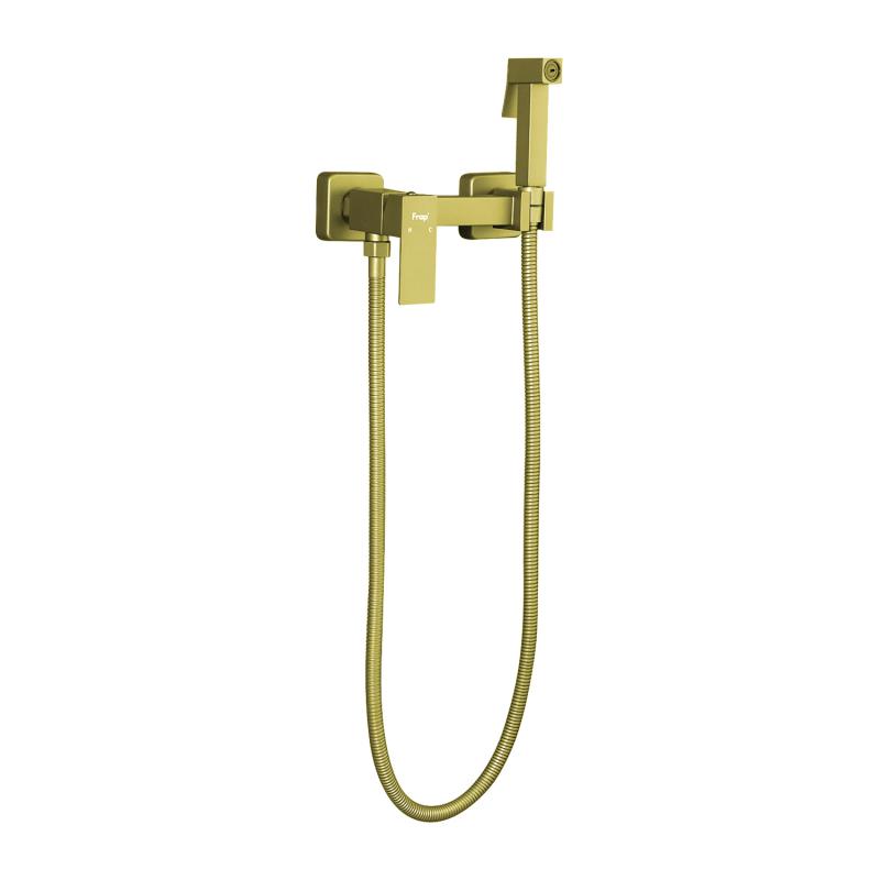 Гигиенический душ Frap F7504-3 золотой сатин
