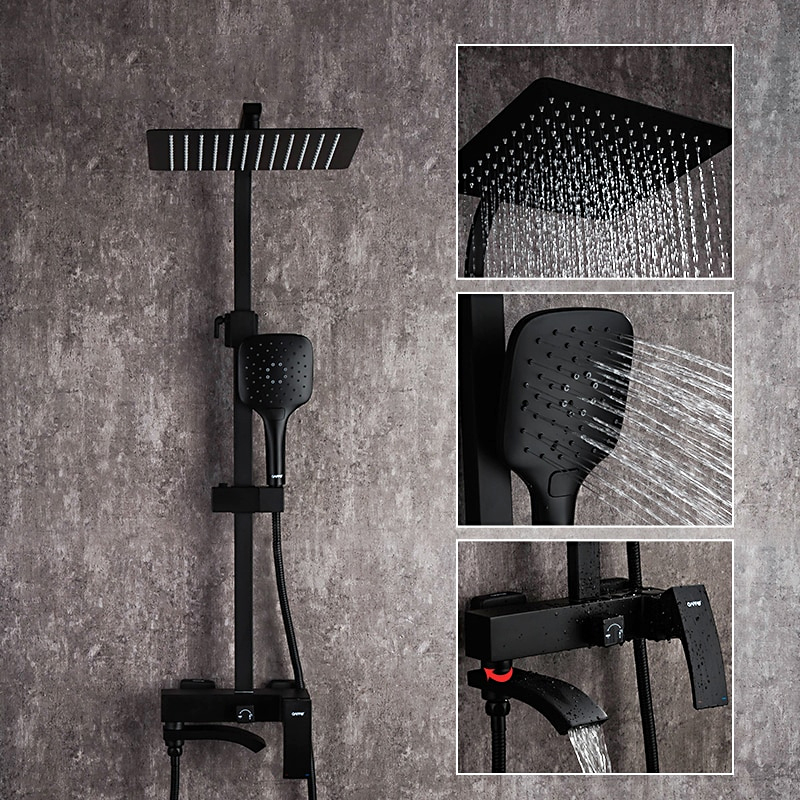 Черная душевая система Gappo G07-6 G2407-6