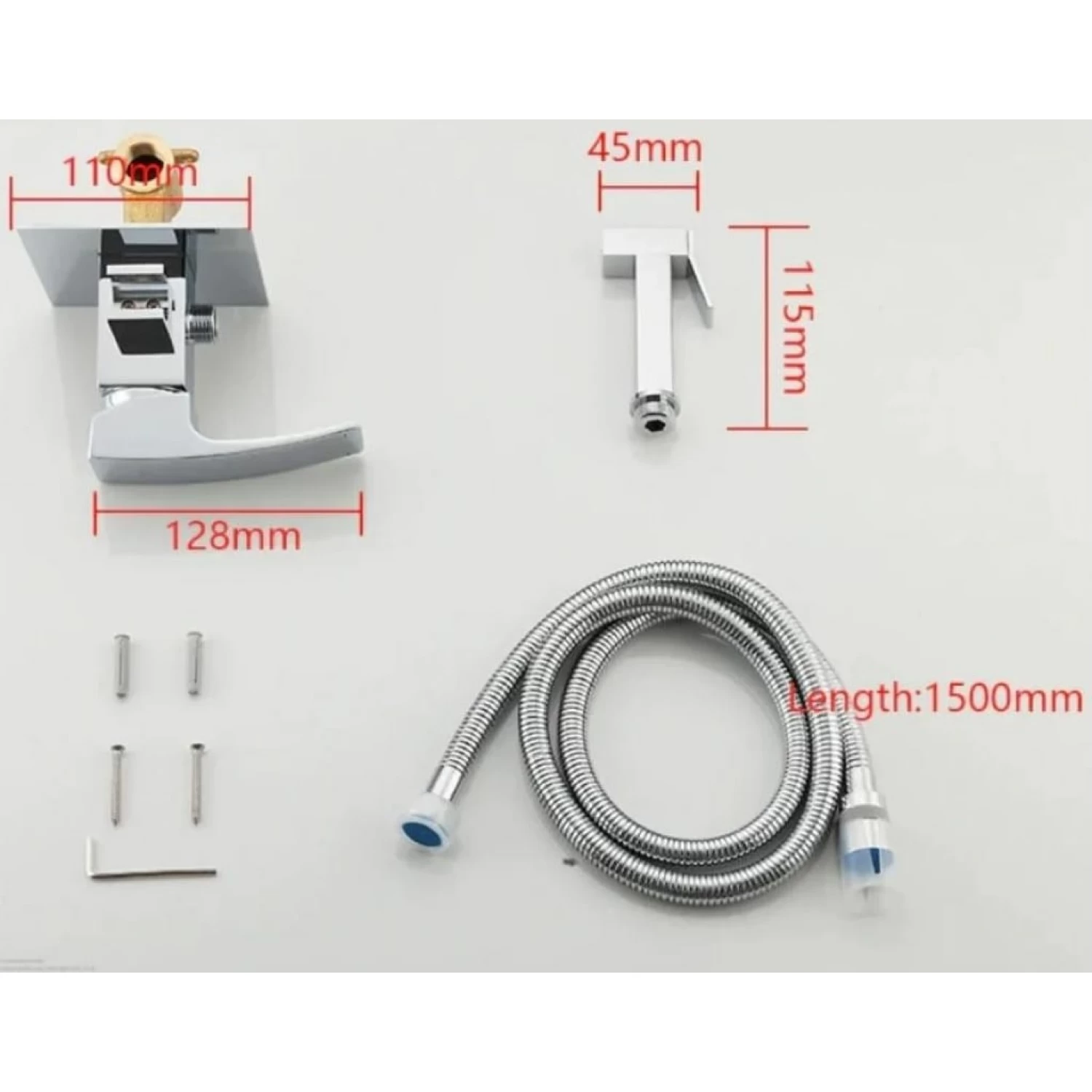 Гигиенический душ встраиваемый Gappo G07 G7207-1 хром