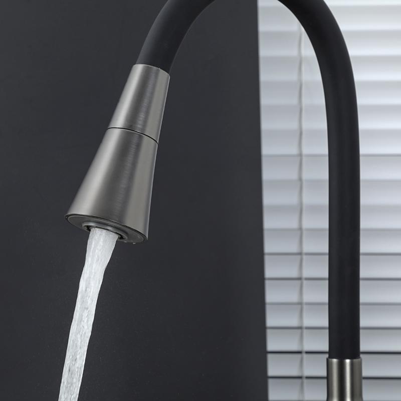 Смеситель для кухни Frap H44 F4044-9 оружейная сталь