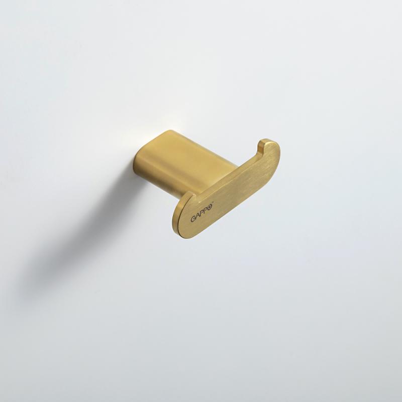 Крючок 1-й Gappo G309-3 G30905-23 золотой сатин