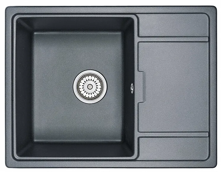Кухонная мойка Granula GR-6503 Шварц (черный металлик)