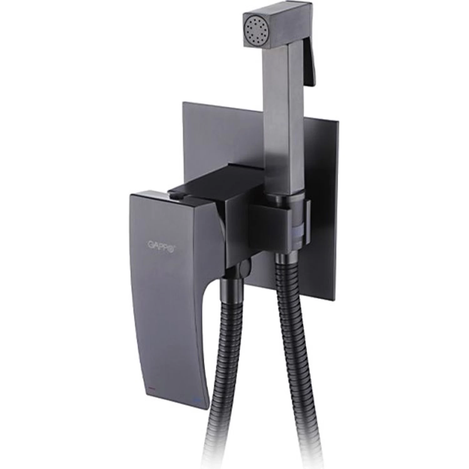 Гигиенический душ встраиваемый Gappo G07-9 G7207-9 оружейная сталь