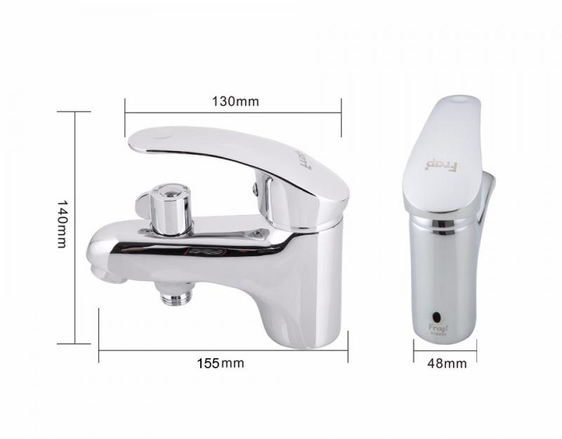 Смеситель для раковины с душем Frap H21 F1221