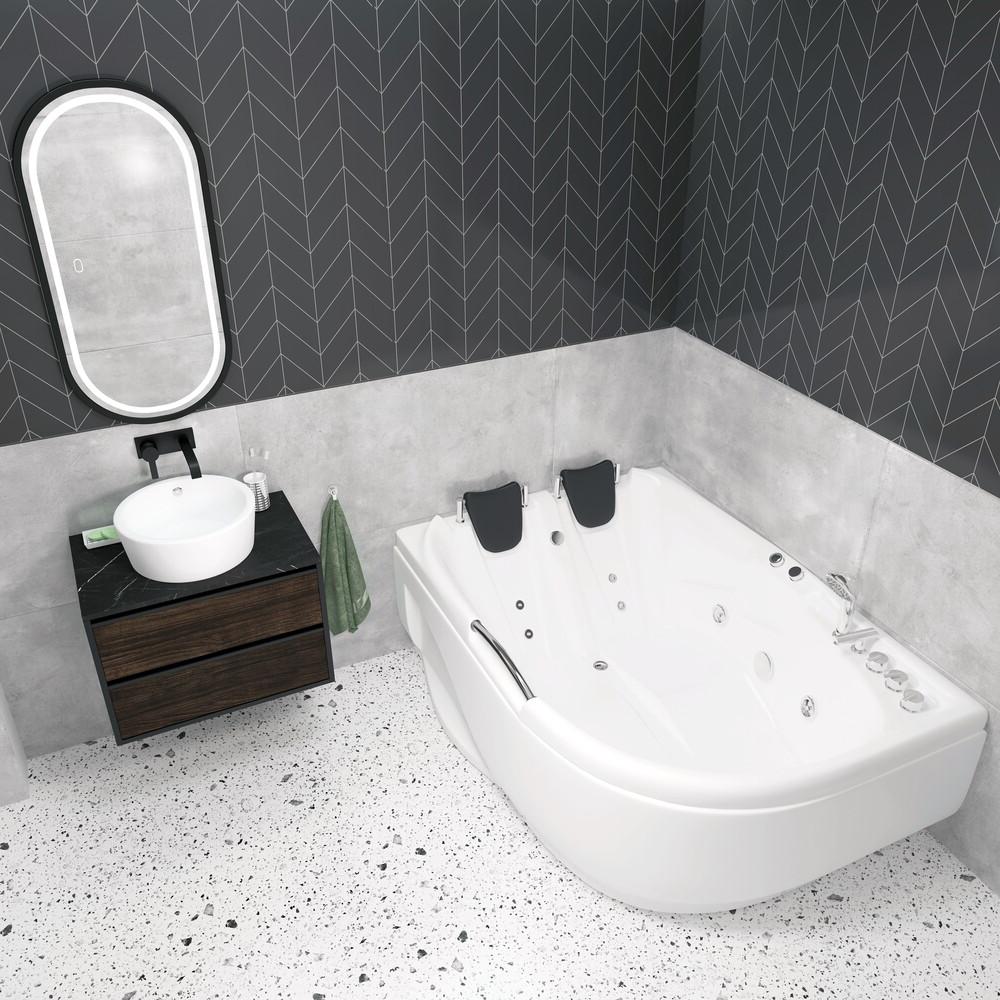 Гидромассажная ванна EvaGold OLB-807 120*170 L левая