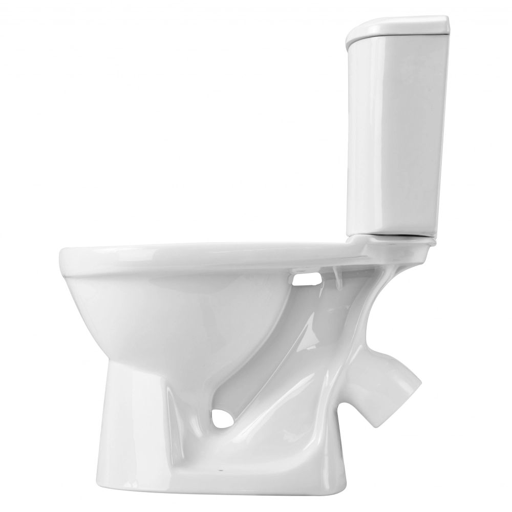 Унитаз-компакт Santek Бореаль, косой выпуск, 2 режима, дюропласт