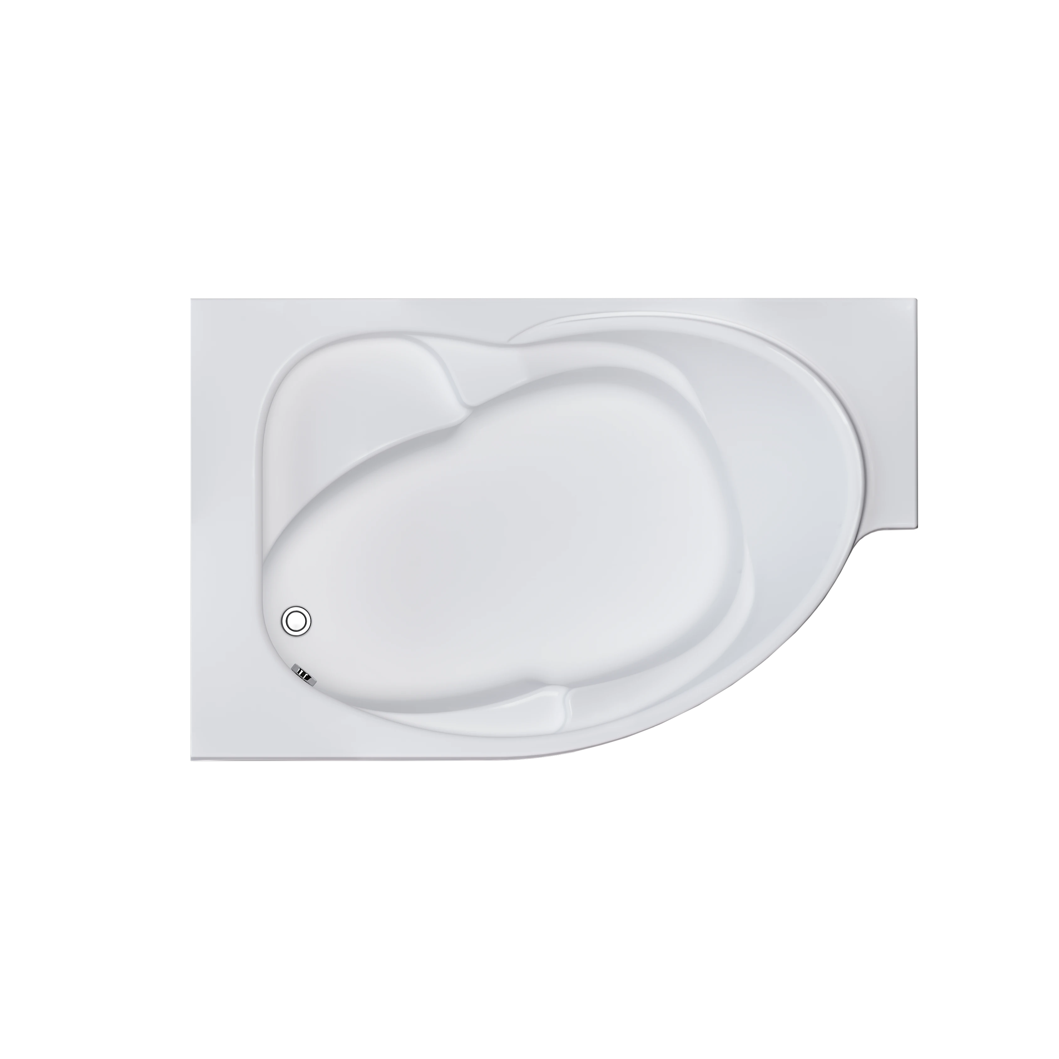 Акриловая ванна Marka One Ergonomika 158-175*110 L левая