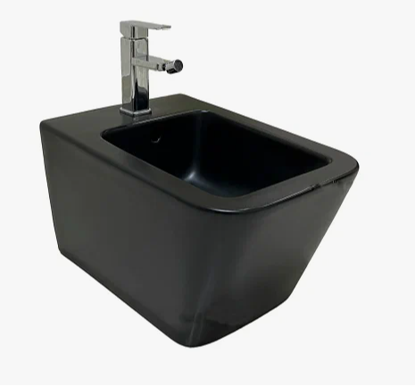 Подвесное биде CeramaLux 5370-18 Черный глянцевый