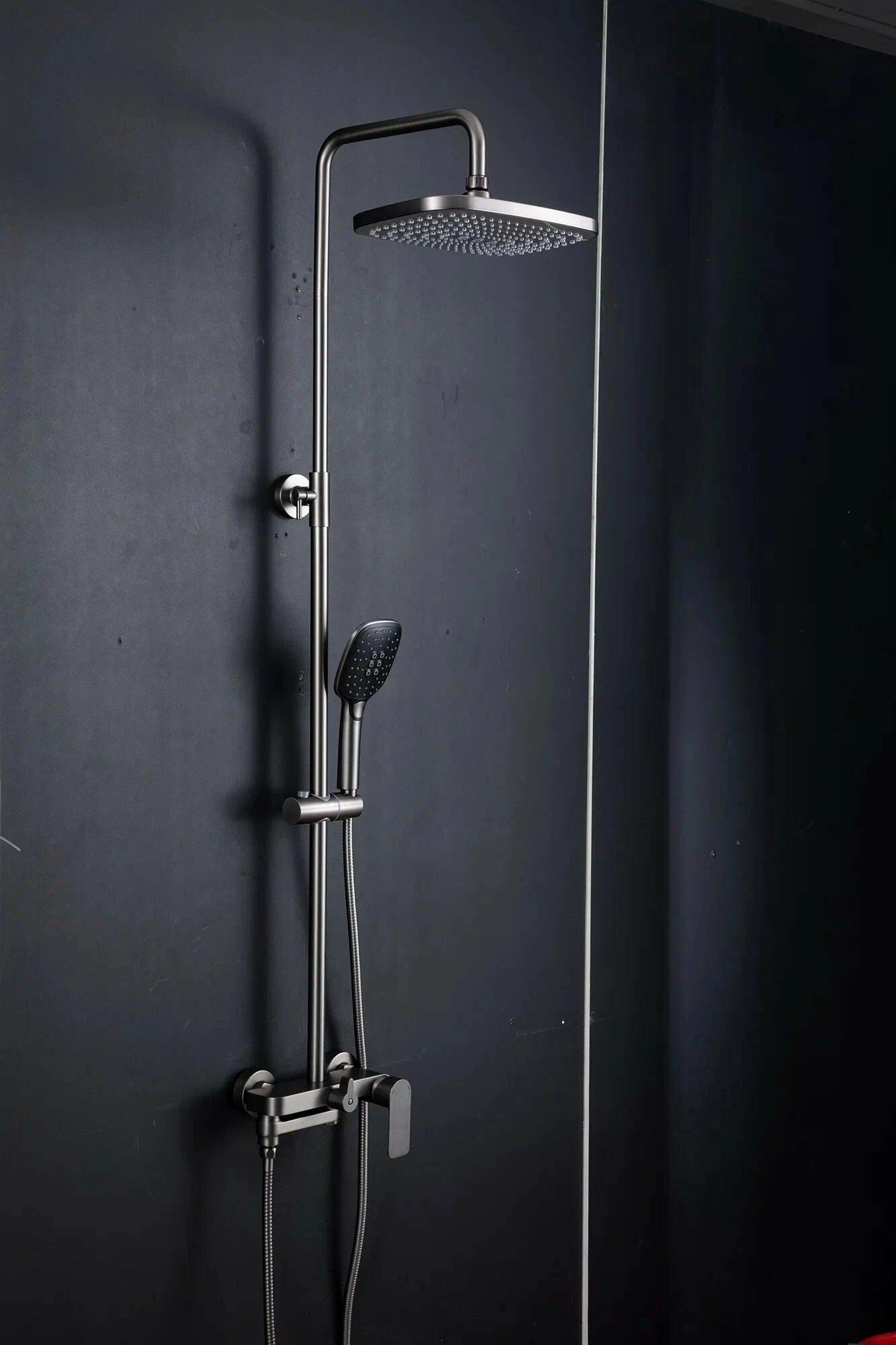 Душевая система Gappo G48-9 G2448-9 оружейная сталь