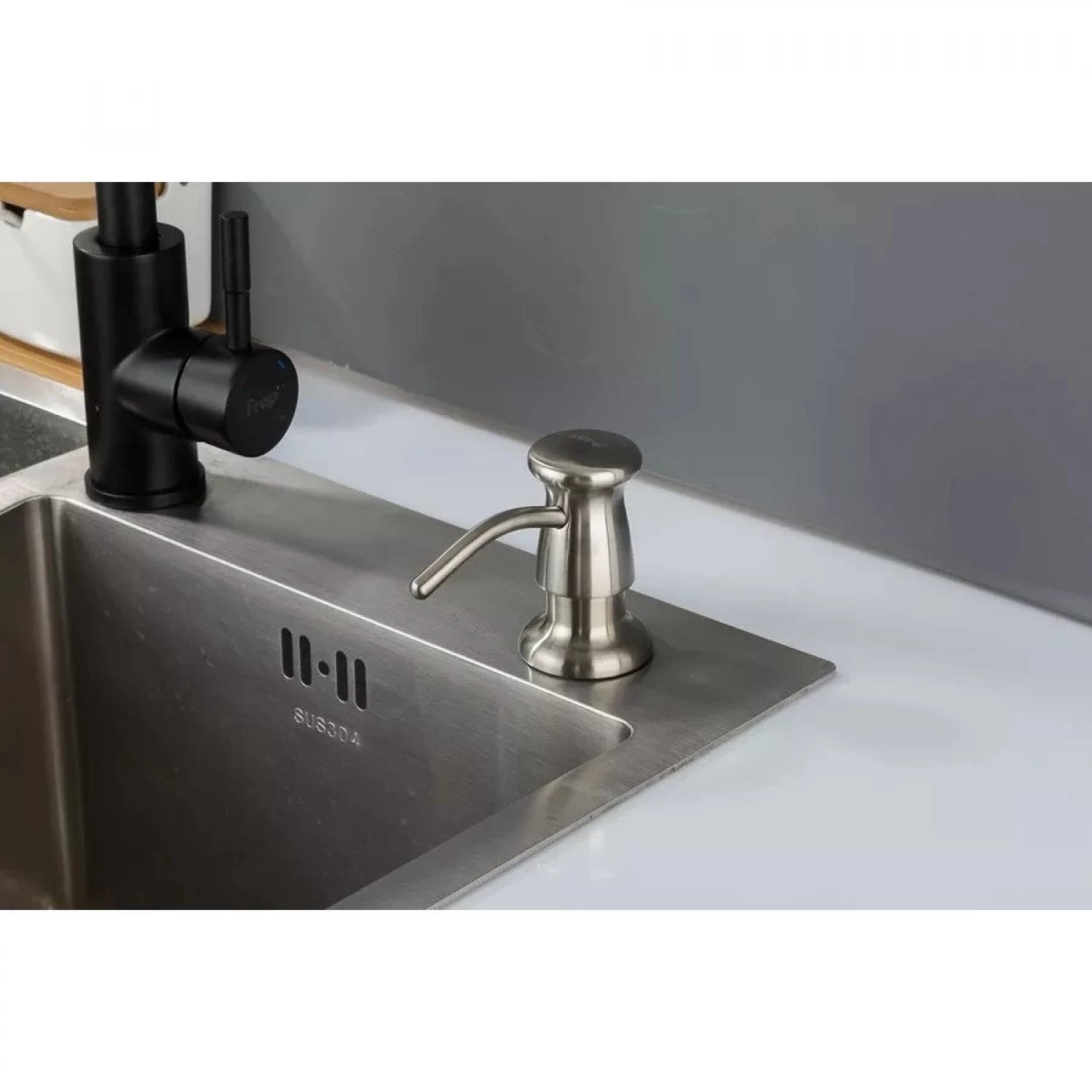 Встраиваемый дозатор для мойки Gappo G403-5 сатин