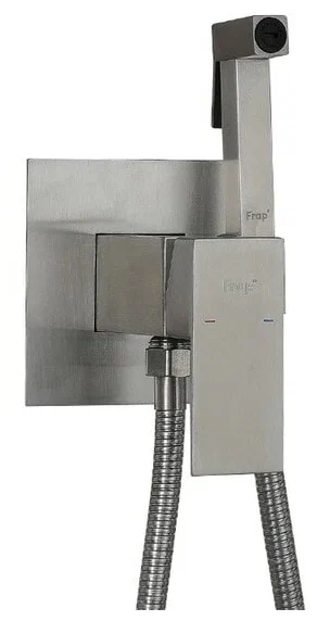 Встраиваемый гигиенический душ Frap H802 F72802 сталь