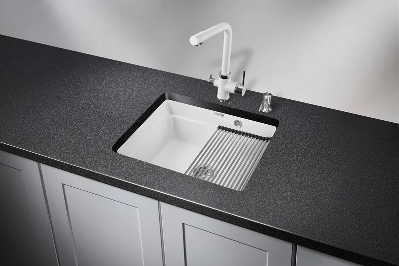 Кухонная мойка Granula KS-5501U Арктик (белый)