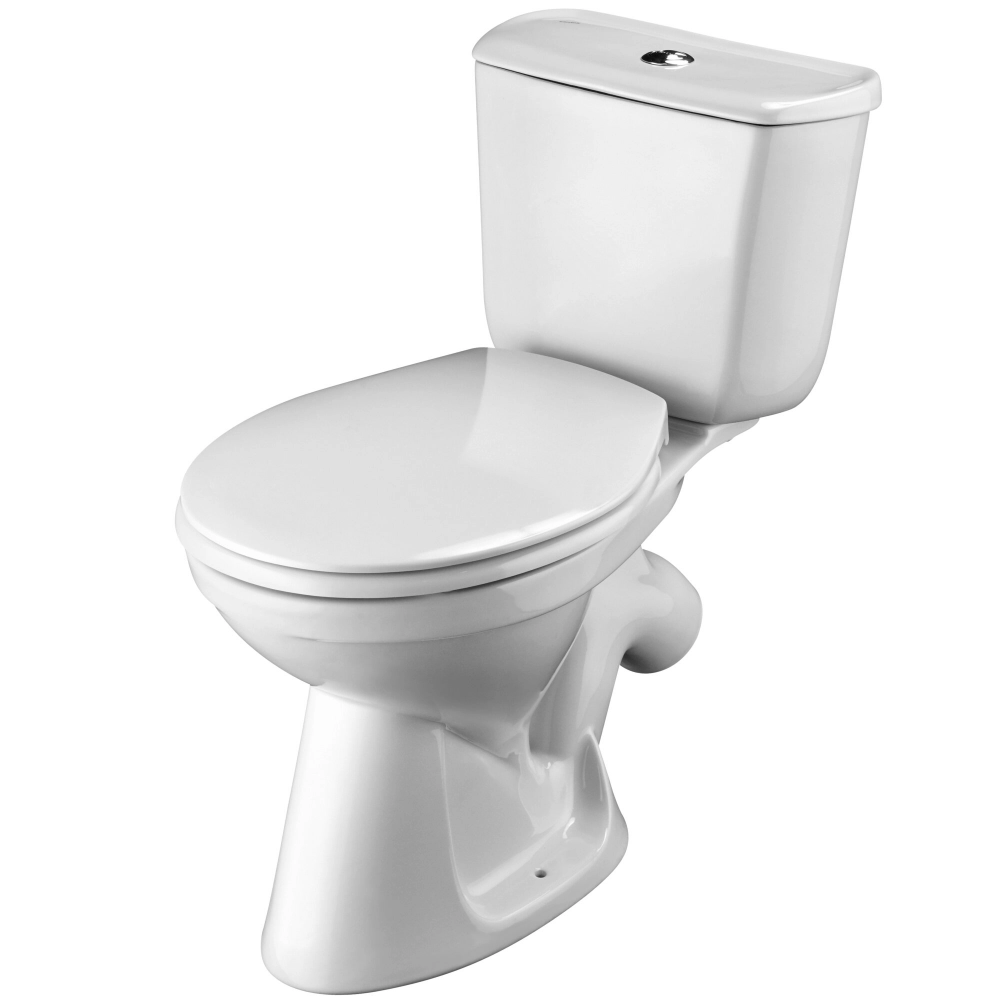 Унитаз-компакт Santek Бриз, косой выпуск, 2 режима, дюропласт 1.WH30.2.138