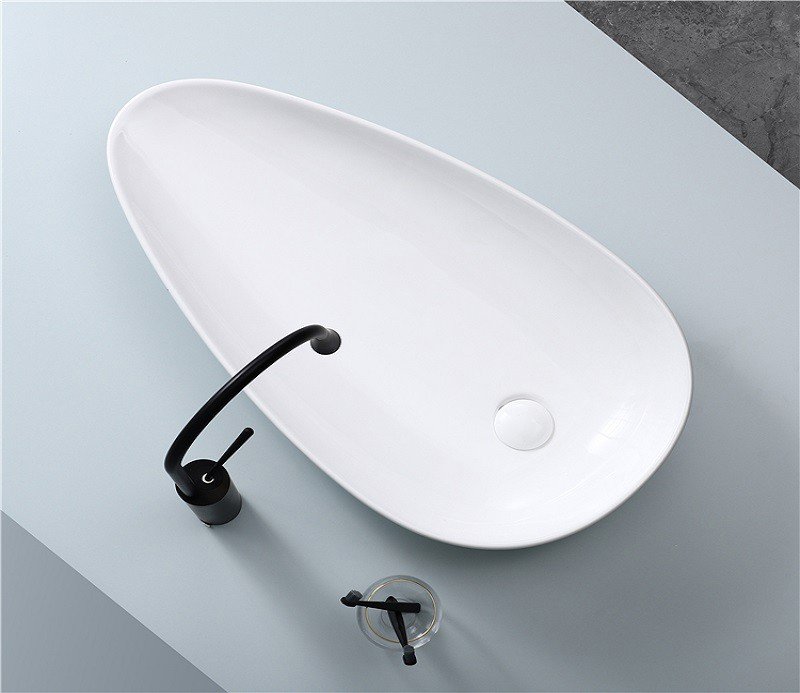 Накладная раковина CeramaLux 76 N 7862 белая