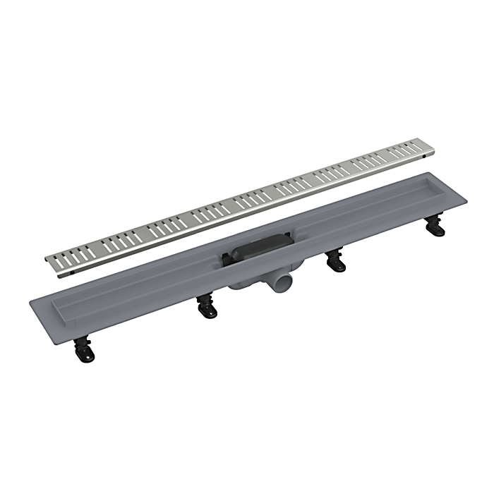 Душевой трап 60 см с комбинированным затвором Gappo G86007-5 сталь