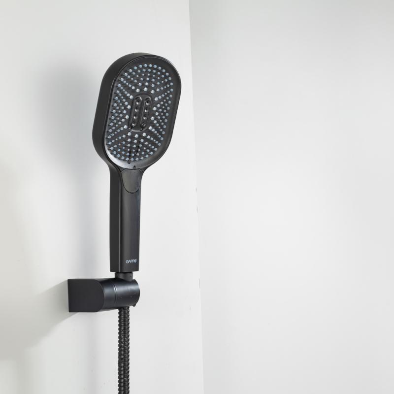 Смеситель для ванны Gappo G10-6 G3210-6 черный