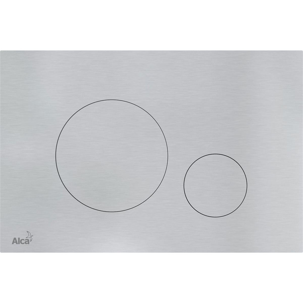 Кнопка для смыва инсталляции Alcaplast Turn-Inox мат/глянец