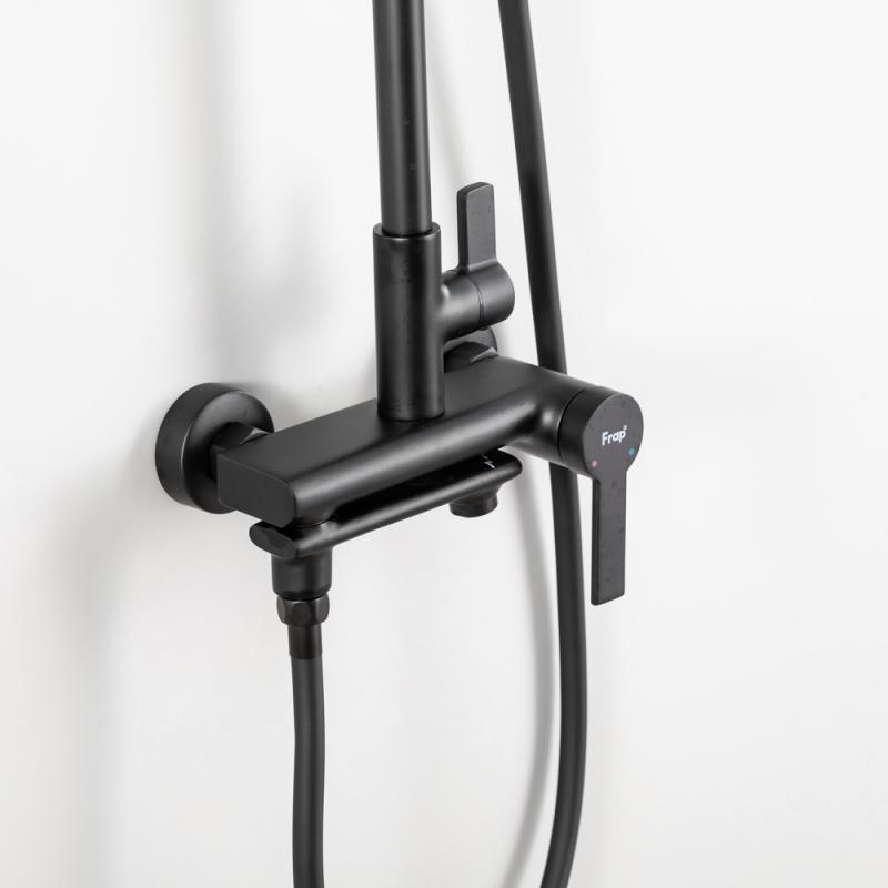 Душевая система Frap H88-6 F2488-6 черный