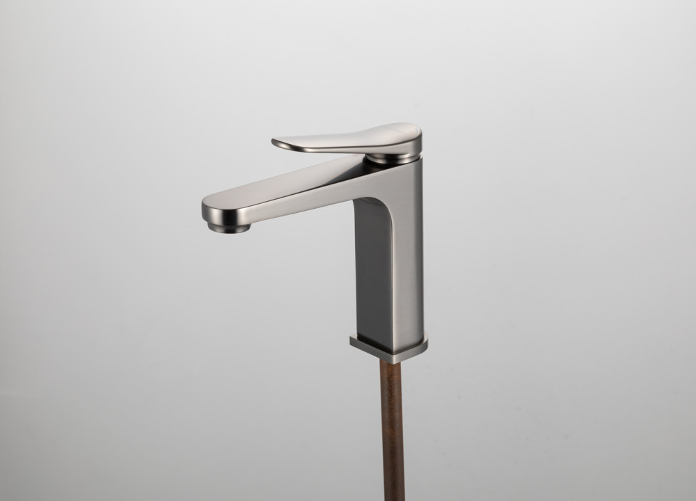 Смеситель для раковины Gappo G10-9 G1010-9 оружейная сталь