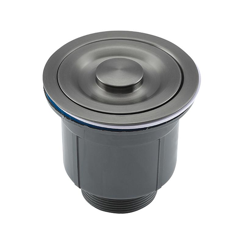 Мойка для кухни с коландером из нержавеющей стали Gappo GS4444-6 черная