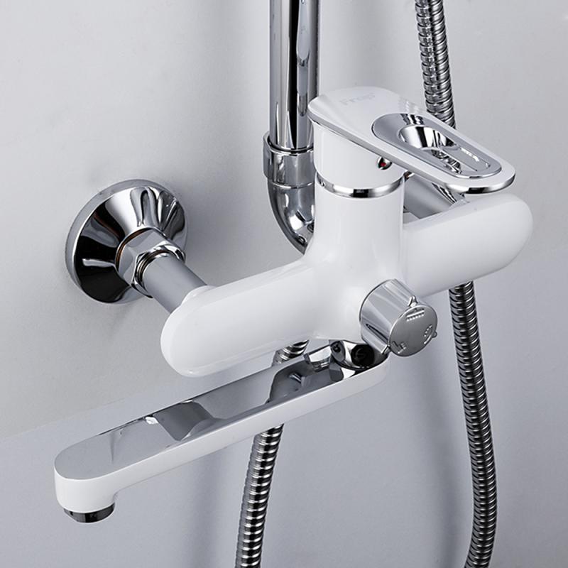 Душевая система Frap H49 F2449 белый-хром