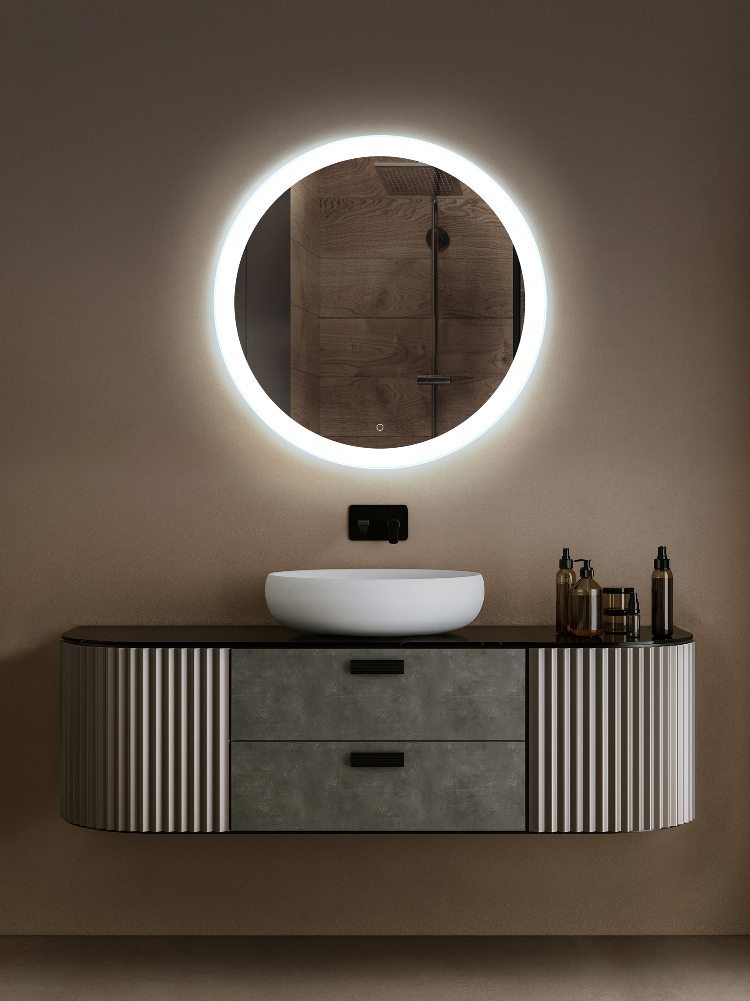 Зеркало с подсветкой и диммером Silver Mirrors Перла D650