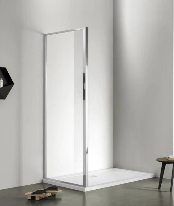 Неподвижная душевая стенка 100x200 для комбинации с дверью Aquatek AQNAA 6310-100 хром