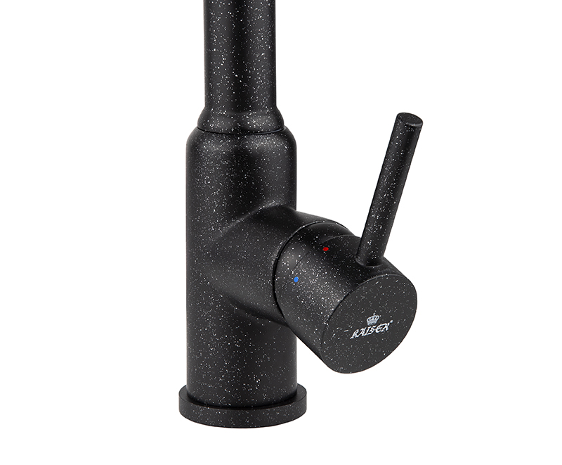 Смеситель для кухни с фильтром Kaiser Teka 13044-2 черный мрамор