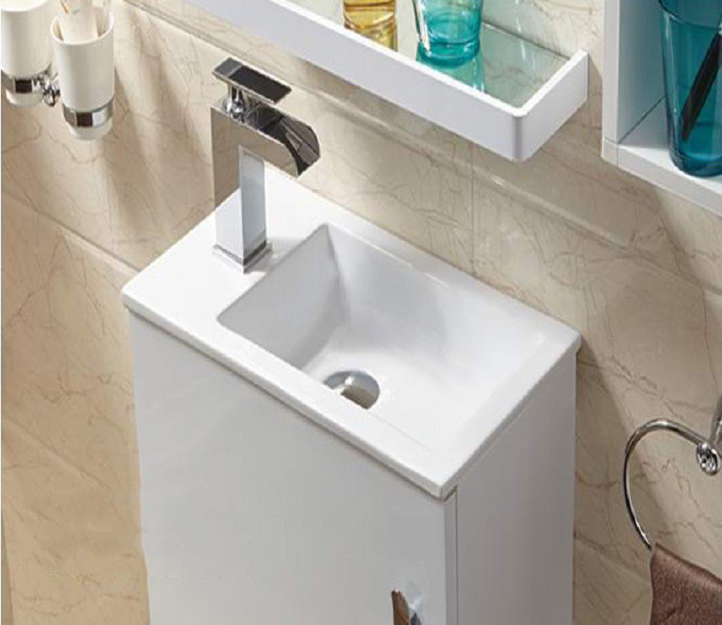 Полувстраиваемая раковина CeramaLux 45,5 N 9032C белая