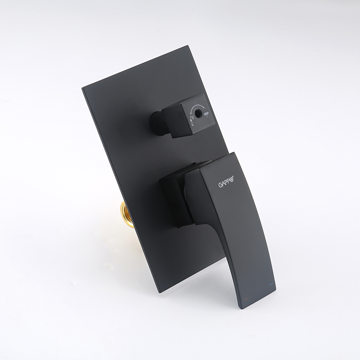 Встраиваемая душевая система Gappo G07-6 G7107-6 черная матовая