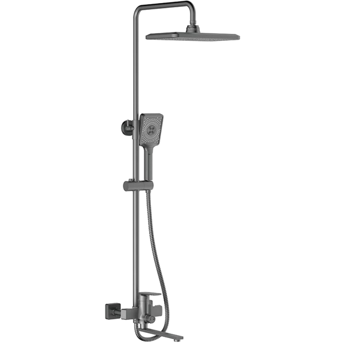 Душевая система Frap H71-9 F2471-9 оружейная сталь