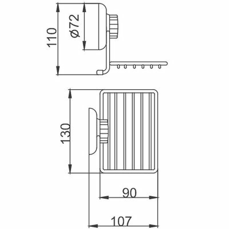 Мыльница Frap F3902-1