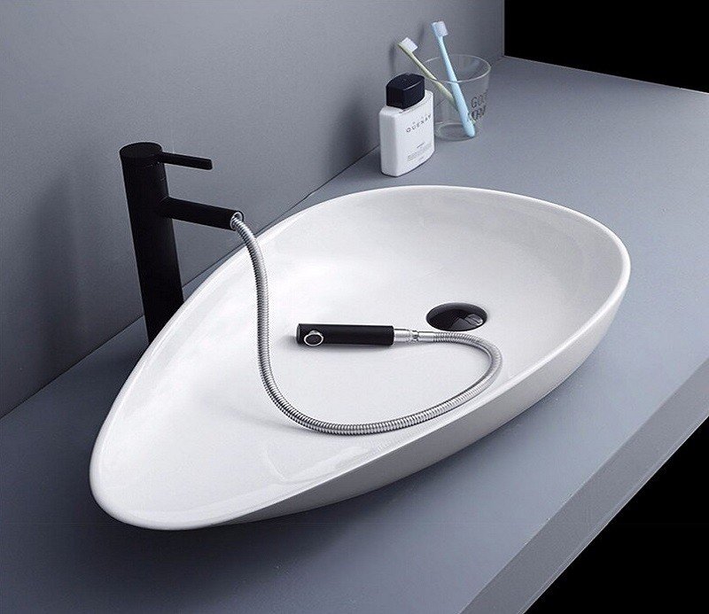 Накладная раковина CeramaLux 76 N 7862 белая