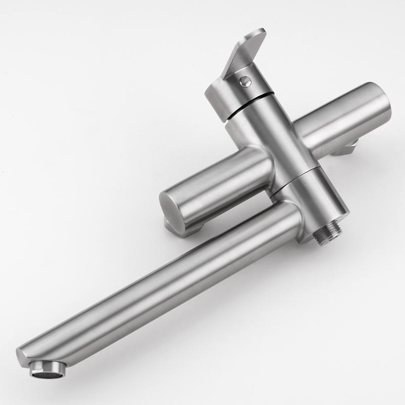 Смеситель для ванны Frap H801 F32801 сталь