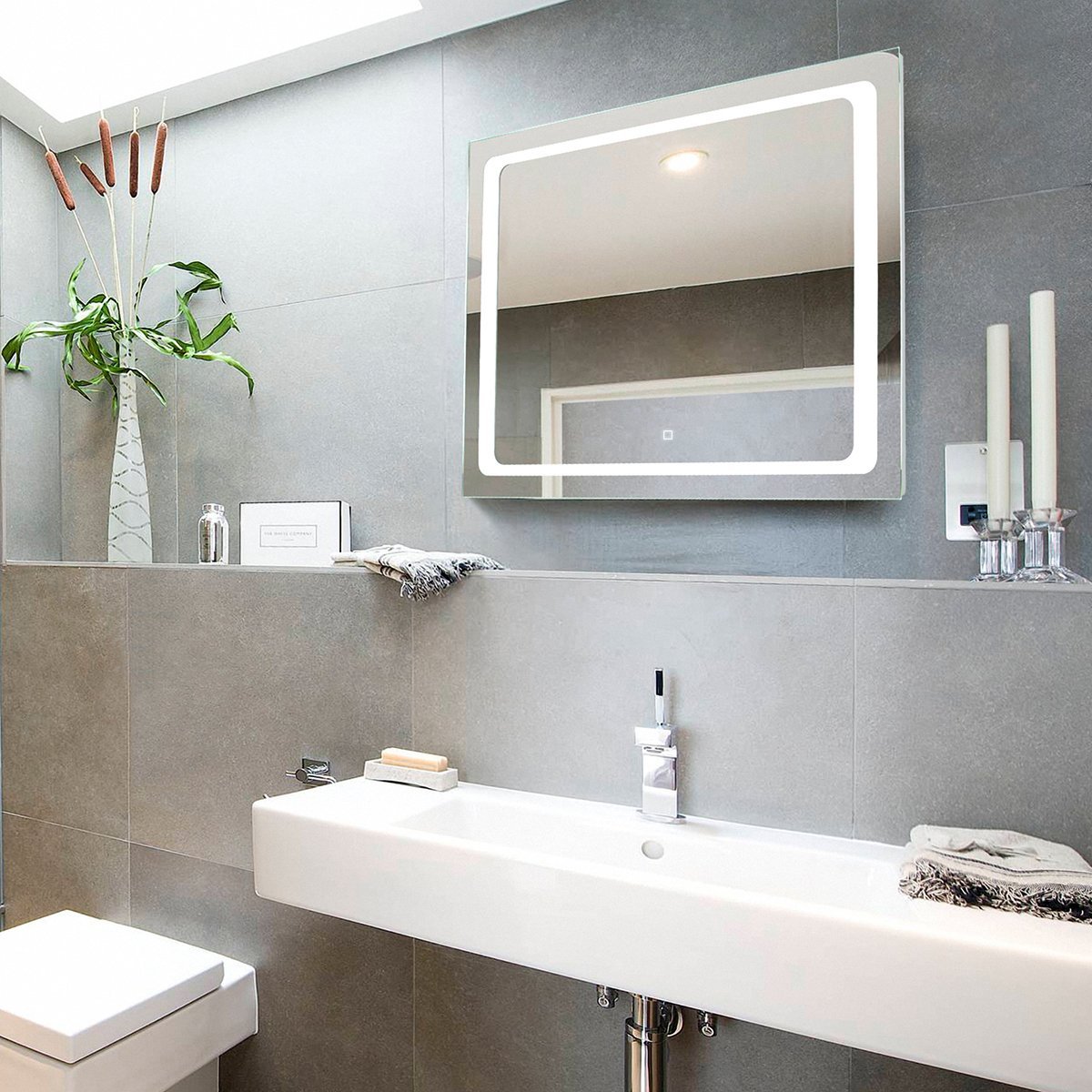 Зеркало с подсветкой Silver Mirrors Фортуна 80*60