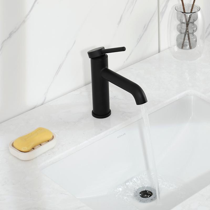 Смеситель для раковины Gappo G06-6 G1006-6 черный