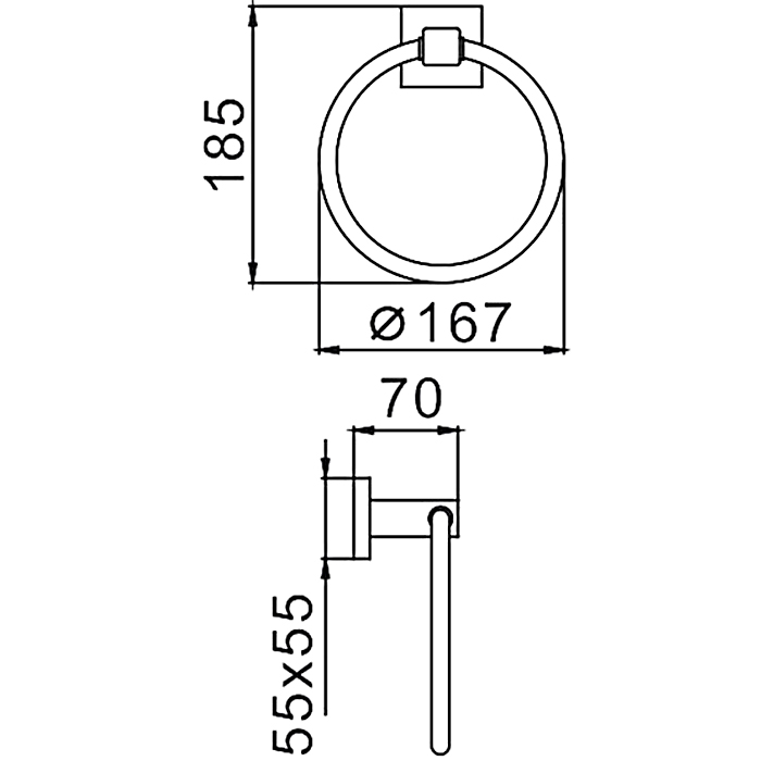 Полотенцедержатель Frap 303 F30304