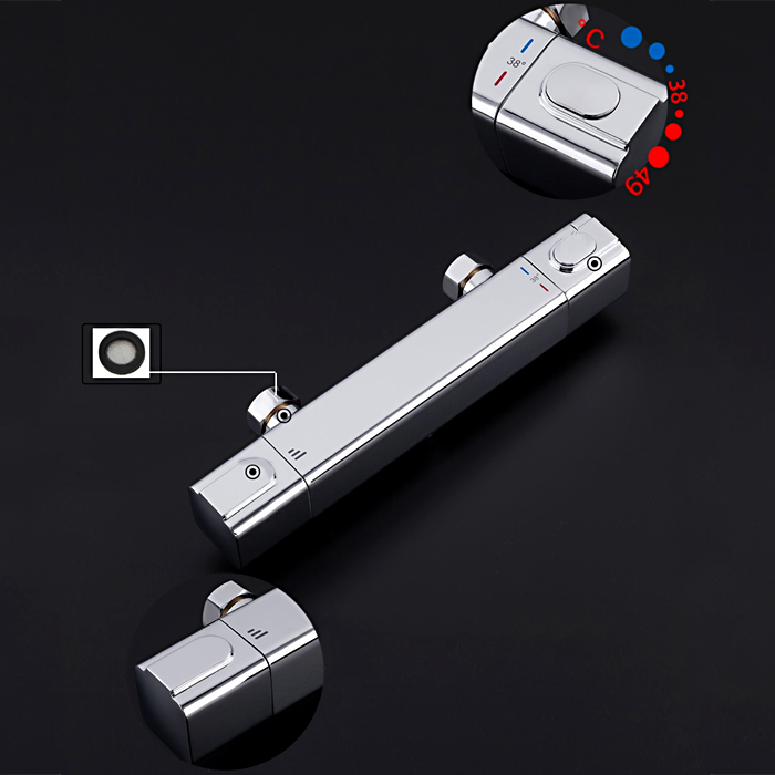 Смеситель для душа с термостатом Gappo G91 G2091 хром